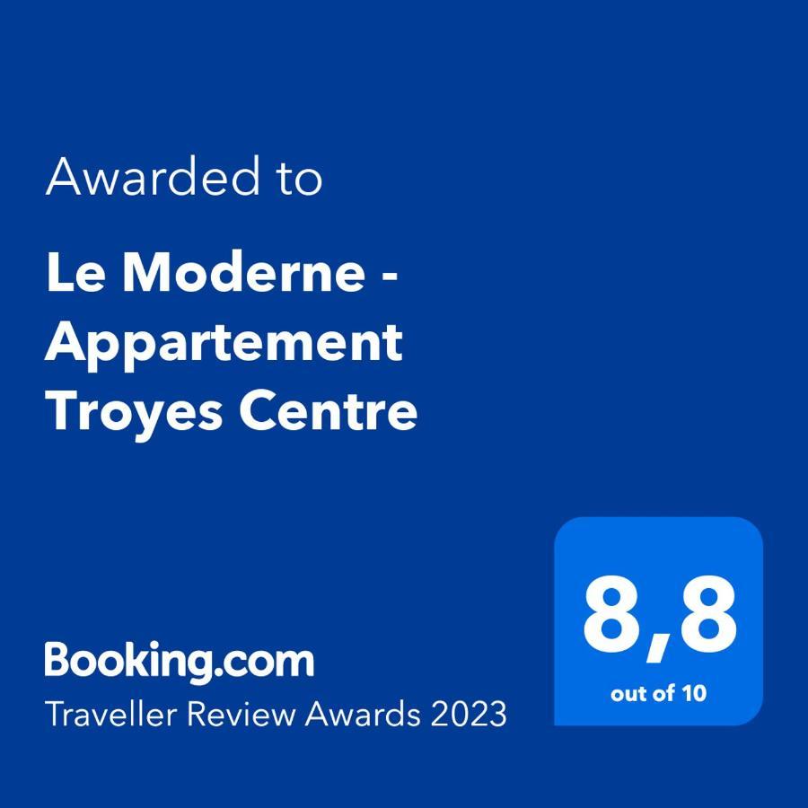 Le Moderne - Appartement Troyes Centre エクステリア 写真